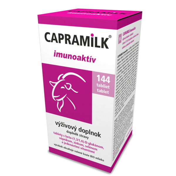 CAPRAMILK imunoaktív 144 tabliet