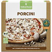 Pizza Porcini mrazená 313g BIO followpizza
