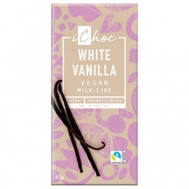 Čokoláda biela vanilka vegan 80g BIO ICHOC