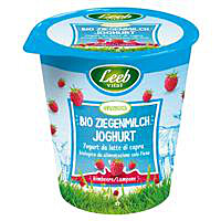 Jogurt kozí malinový 125g BIO LEEB
