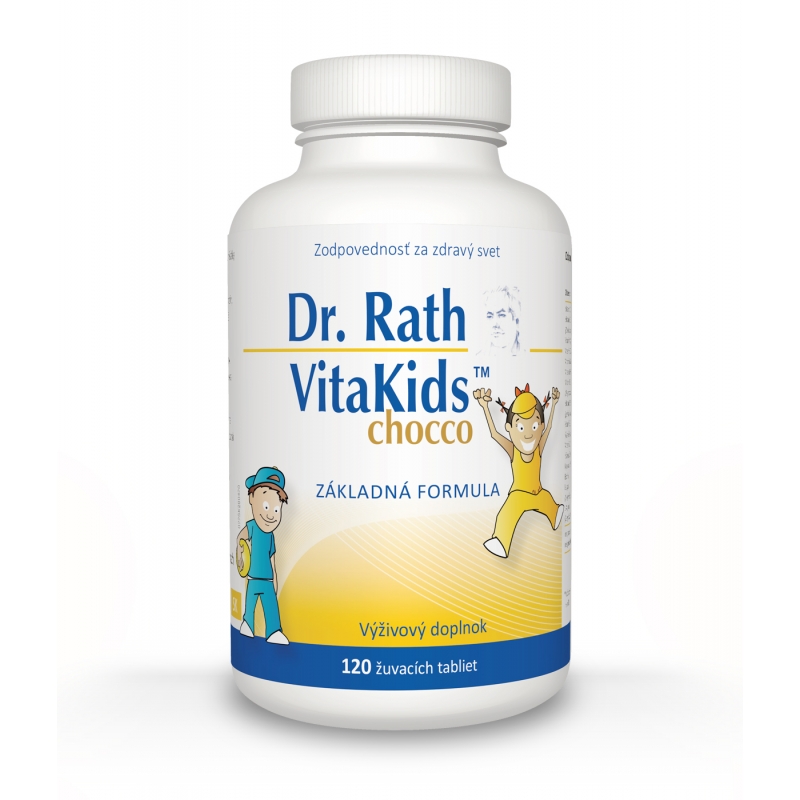 VitaKids chocco 120 žuvacích tabliet Dr.Rath