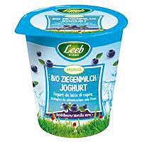 Jogurt kozí čučoriedkový 125g BIO LEEB